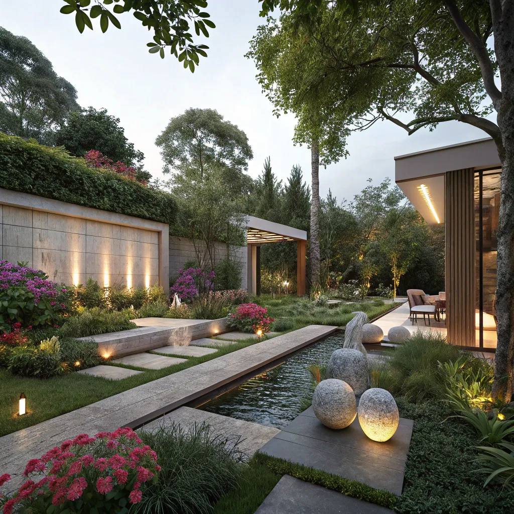 Contemporary Garden Oasis