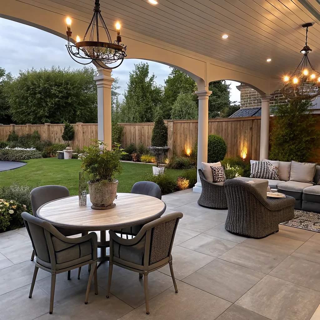 Elegant patio design